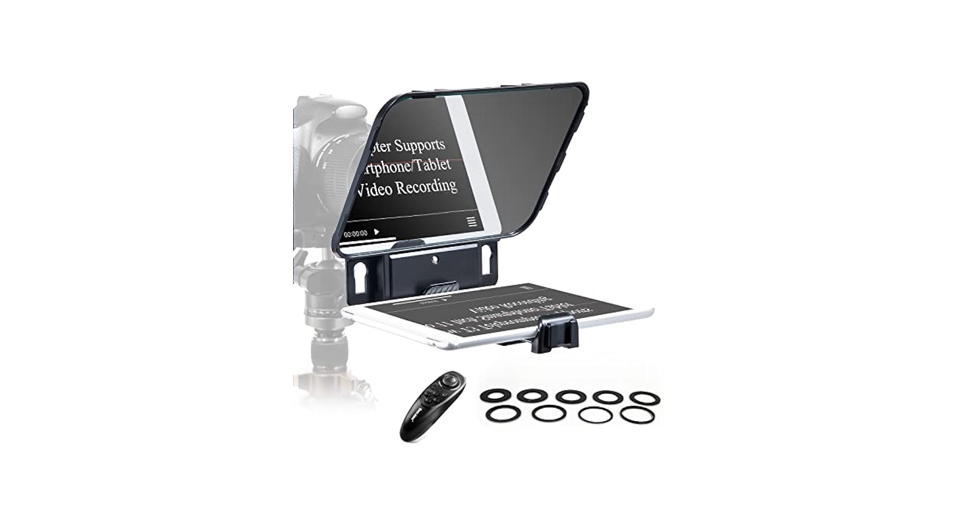 ⭐️1度使用のみ⭐️Desview T3 テレプロンプター スマホ＆タブレット用 Amazon.com: Desview T3 Portable Teleprompter for iPad Tablet